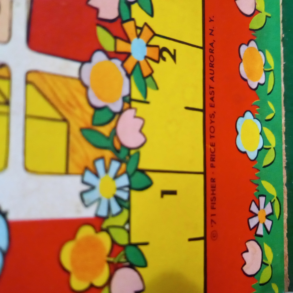 Reserved Vintage 1971 Fisher Price School house - Picture 14 of 15